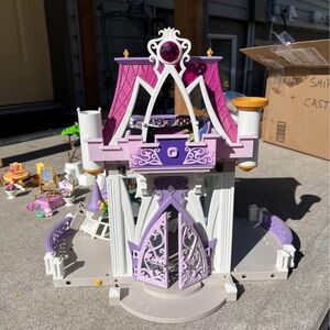 Enchanting Pink and Purple Castle Playset